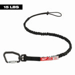 MILWAUKEE ELECTRIC TOOL CORP Locking Tool Lanyard, Holds 15 Lbs., 36 In.