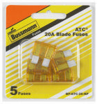 BUSSMANN Bussmann BP/ATC-20-RP Automotive Fuse, Blade Fuse, 32 VDC, 20 A, 1 kA Interrupt AUTOMOTIVE BUSSMANN