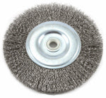 FORNEY Forney 72745 Wire Wheel Brush, 6 in Dia, 1/2 to 5/8 in Arbor/Shank, 0.012 in Dia Bristle TOOLS FORNEY   