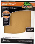GATOR Gator 4465 Sanding Sheet, 11 in L, 9 in W, Extra Fine, 220 Grit, Garnet Abrasive, Paper Backing PAINT GATOR