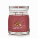 YANKEE CANDLE CO. Glass Candle Jar, Single Wick, Cinnamon Red, 13 oz. HOUSEWARES YANKEE CANDLE CO.