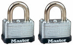 MASTER LOCK Master Lock 22T Padlock, Keyed Alike Key, 1/4 in Dia Shackle, Steel Shackle, Steel Body, 1-1/2 in W Body HARDWARE & FARM SUPPLIES MASTER LOCK