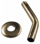 DANCO COMPANY Shower Arm & Flange Assembly, Brushed Nickel, 6 x 1/2 In. Iron Pipe PLUMBING, HEATING & VENTILATION DANCO COMPANY