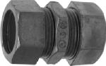 HALEX Halex 20221 Coupling, 1/2 in Compression, Zinc, 5/BAG ELECTRICAL HALEX