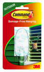 COMMAND Command 17093CLR-AW Window Hook, 3-3/8 in L x 1-3/8 in W x 1 in H Dimensions, 4 lb, 1-Hook, Plastic, Clear HARDWARE & FARM SUPPLIES COMMAND