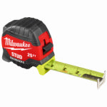 MILWAUKEE ELECTRICAL TO Milwaukee STUD 48-22-1425E Tape Measure with Engineer's Scale, 25 ft L Blade, 1-5/16 in W Blade, Steel Blade TOOLS MILWAUKEE ELECTRICAL TO