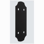 ASSA ABLOY AMERICAS RESIDENTIALI NC Hartley Collection Decorative Flat Strap, Black, 5 x 11-1/4 In.