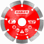 DIABLO Diablo DMADS0500 Series Saw Blade, Cut-Off Disc Blade, 5 in Dia, Segmented Rim, 1/PK TOOLS DIABLO
