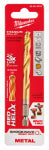 MILWAUKEE Milwaukee SHOCKWAVE 48-89-4618 Impact Drill Bit, 21/64 in Dia, 4.49 in OAL, Twist Flute, 1/4 in Dia Shank, Hex Shank TOOLS MILWAUKEE