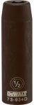 DEWALT DEWALT DWMT73934OSP Impact Socket, 1/2 in Socket, 19/32 in D Socket, 1/2 in Drive, 6-Point, CR-440 Steel, Black Oxide TOOLS DEWALT