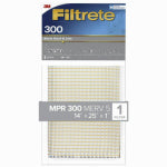 3M COMPANY 14x25 x 1 In. Basic Dust & Lint Pleated Furnace Air Filter, Gray, MPR 300, 3 Months