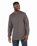 BERNE APPAREL MED Slate LS LW T-Shirt