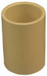 NIBCO INC CPVC Pipe Coupling, Beige, 1 In.