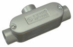HALEX/SCOTT FETZER Rigid Conduit Body, Threaded, Type T, 1/2-In. ELECTRICAL HALEX/SCOTT FETZER