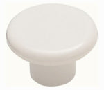 AMEROCK Everyday Heritage Cabinet Knob, White, 1-1/4 In.