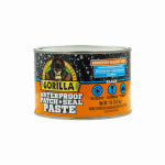 GORILLA Gorilla 109404 Patch and Seal Rubberized Sealant, Paste, Black, 1 lb PAINT GORILLA