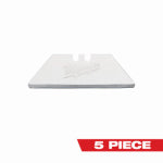 MILWAUKEE ELECTRIC TOOL CORP Carton Utility Knife Blades, 5-Pk.