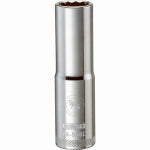 DEWALT DEWALT DWMT74558OSP Drive Hand Socket, 9/16 in Socket, 1/2 in Drive, 12-Point, Steel, Polished Chrome Vanadium TOOLS DEWALT
