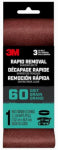 3M COMPANY Rapid Removal Power Sanding Belt, 60 Grit, 3 x 24 In.