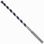 BOSCH Bosch BlueGranite Turbo HCBG06T Hammer Drill Bit, 1/4 in Dia, 6 in OAL, Milled Flute, 2-Flute, 1/4 in Dia Shank TOOLS BOSCH