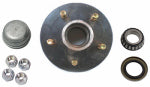 URIAH PRODUCTS 5-Bolt Trailer Axle Hub Kit, 1,750 Lb. Capacity For #84 Spindle