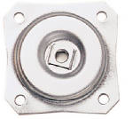 WADDELL MANUFACTURING Table Legs Installation Hardware, Straight Top Plate