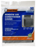 FROST KING Frost King AC2H Window Air Conditioner Cover, 16 in L, 27 in W, 6 mil Thick Material, Polyethylene, Silver HARDWARE & FARM SUPPLIES FROST KING