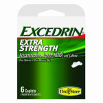 MIDWEST DISTRIBUTION Excedrin Extra Strength Pain Reliever, 6-Ct.