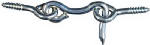 ASSA ABLOY AMERICAS RESIDENTIALI NC Hook & Eye, Zinc-Plated Steel, 1 In., 2-Pk.
