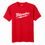 MILWAUKEE ELECTRIC TOOL CORP Heavy-Duty T-Shirt, Red, 2XL CLOTHING, FOOTWEAR & SAFETY GEAR MILWAUKEE ELECTRIC TOOL CORP