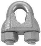 CAMPBELL CHAIN Campbell T7670499 Wire Rope Clip, Malleable Iron, Electro-Galvanized HARDWARE & FARM SUPPLIES CAMPBELL CHAIN   