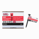 GRK FASTENERS GRK Fasteners RSS Series 95311 Structural Screw, 3-1/8 in L, Coarse Thread, Washer Head, Torx Drive, Steel, Zinc-Plated HARDWARE & FARM SUPPLIES GRK FASTENERS