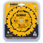 BLACK & DECKER/DEWALT Circular Saw Framing Blade, 18T, 6-1/2 In.