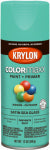 KRYLON Krylon K05576007 Enamel Spray Paint, 12 oz Can, 25 sq-ft Coverage Area, Acrylic Base, Sea Glass, Exterior, Interior PAINT KRYLON