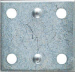 ASSA ABLOY AMERICAS RESIDENTIALI NC 4-Pk., 1-1/2 x 1-3/8 In. Zinc Mending Plate