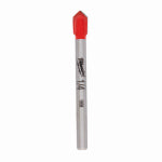MILWAUKEE Milwaukee 48-20-8982 Drill Bit, 1/4 in Dia, 2-1/4 in OAL, 5/32 in Dia Shank, Round Shank, Carbide TOOLS MILWAUKEE