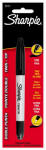 SHARPIE Sharpie SA32101 Twin Tip Marker, Fine, Ultra-Fine Lead/Tip, 0.3, 1 mm Lead/Tip, Black Lead/Tip HOUSEWARES SHARPIE