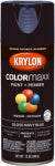 KRYLON Krylon K05529007 Enamel Spray Paint, 12 oz Can, 25 sq-ft Coverage Area, Solvent Base, Gloss, Navy Blue PAINT KRYLON