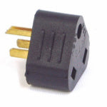 US HARDWARE US Hardware RV-307C Adapter, 30 A Female, 15 A Male, 125 V, Male Plug, Female AUTOMOTIVE US HARDWARE