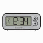 LA CROSSE TECHNOLOGY LTD Mini Digital Clock, Temperature & Humidity, Magnetic Back