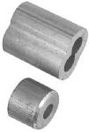 ASSA ABLOY AMERICAS RESIDENTIALI NC Aluminum Ferrules/Stops, 5/32 In., 2-Pk.