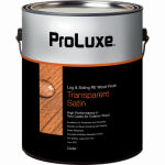 PPG PROLUXE Resin Enhanced Wood Finish, Clear Satin, Cedar Wood, 1-Gallon