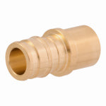 SHARKBITE/CASH ACME SharkBite PEX-A Brass 1/2 In. x 1/2 In. MSWT Sweat Adapter