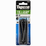 ITW BRANDS 1/4" X 2-3/4" HEX HEAD BLACK SCREW ANCHOR 8-Ct. HARDWARE & FARM SUPPLIES ITW BRANDS