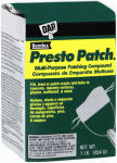 DAP DAP Presto Patch 58505 Patching Compound, White, 4 lb Bag PAINT DAP