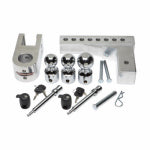 URIAH PRODUCTS Adjustable Ball Mount Set, Chrome-Plated Aluminum AUTOMOTIVE URIAH PRODUCTS