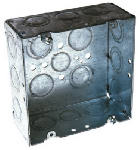 RACO INCORPORATED Electrical Box, 2-1/8 x 4-11/16 In. Square