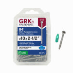 ITW BRANDS GRK R4 316 Stainless Steel #10 x 2-1/2" Screws 80-Ct.