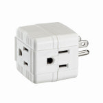 LEVITON MFG CO WH CUBE TAP ADAPTER ELECTRICAL LEVITON MFG CO