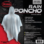SAFETY WORKS INC CLR Boss Rain Poncho CLOTHING, FOOTWEAR & SAFETY GEAR SAFETY WORKS INC
